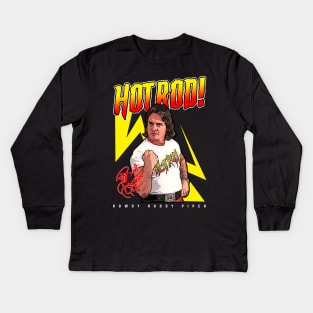 Hot Rod Rowdy Kids Long Sleeve T-Shirt